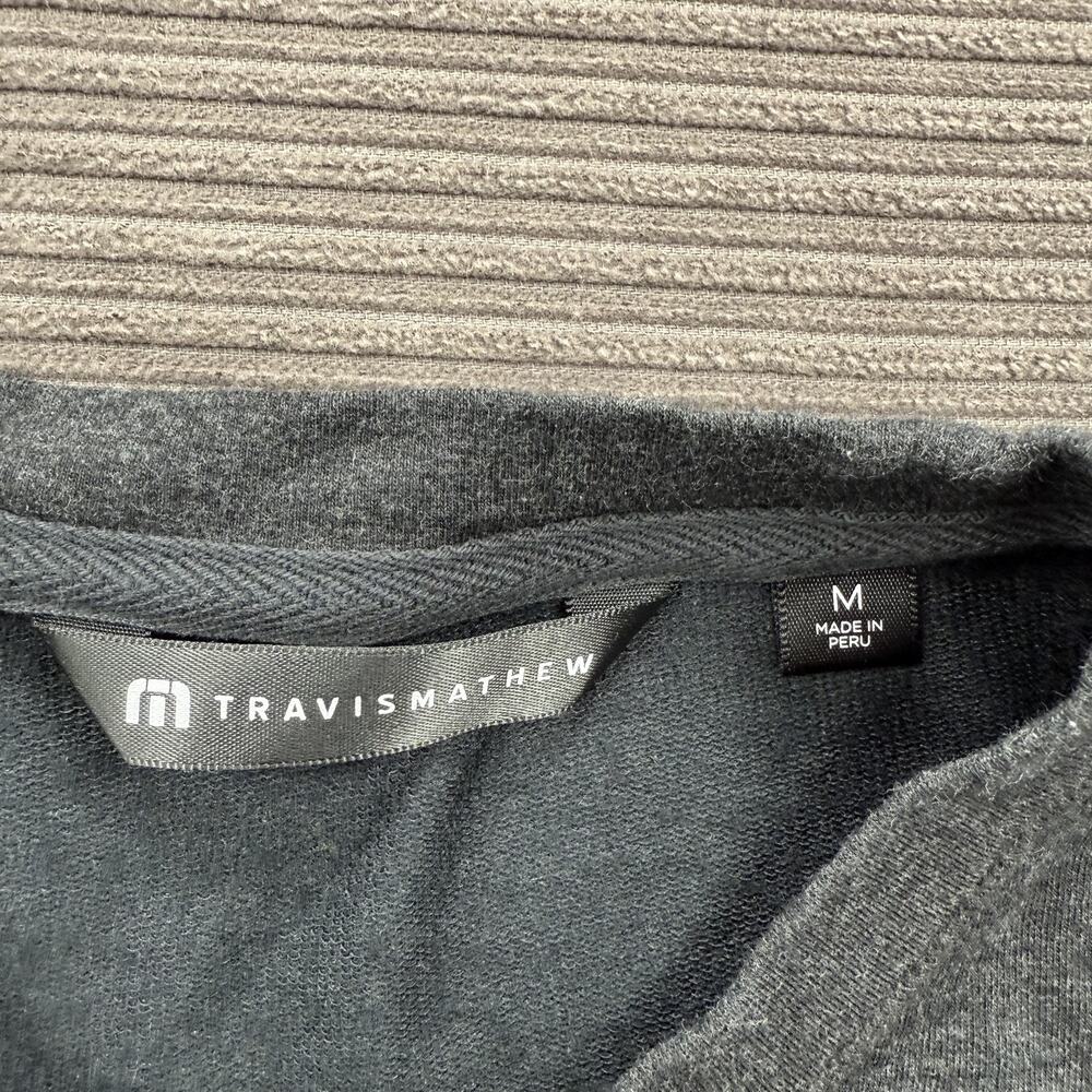 TravisMathew Sweater Mens Medium Crewneck Pullover Modal Blend Casual Golf Layer - Picture 3 of 9